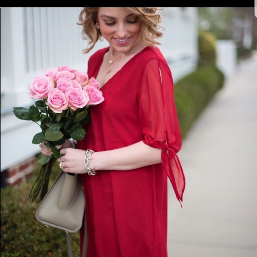 NWT Beautiful Red dress size XL - Picture 2 of 3